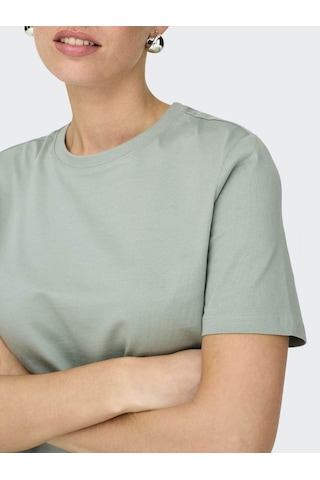 Only Onlfreja Lıfe Yeşil Kadın T-shirt 15367970 Yeşil
