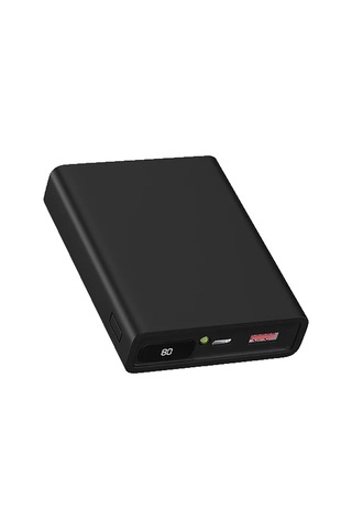 ENERX Enr-p10188dc 10000 Mah 2.1 Amper Dijital Göstergeli Powerbank Siyah