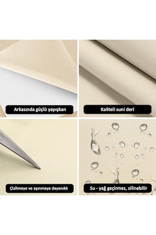 Fıxall Kendinden Yapışkanlı Suni Deri .folyo Değil 4 Renk Seçeneği 45x100 Cm