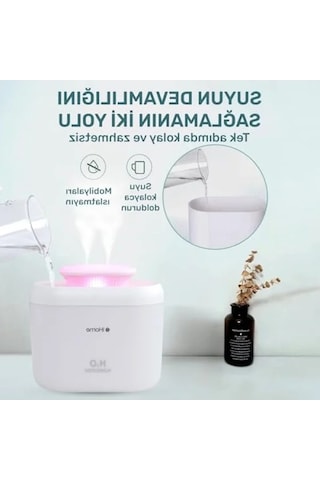 Ultrasonik Aromaterapi Difüzör - 3300ml Kapasite, Rgb Renkli Işık