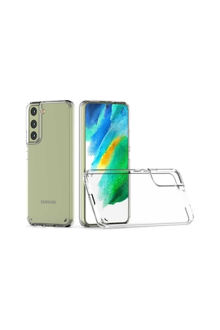 Samsung Galaxy S22 Plus Ile Uyumlu Kılıf Şeffaf Dayanıklı Sert Silikon Kapak Col90218-şeffaf