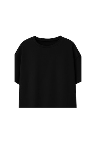 Zuzunga Unisex Basic Kısa Kollu Çocuk T-shirt Siyah