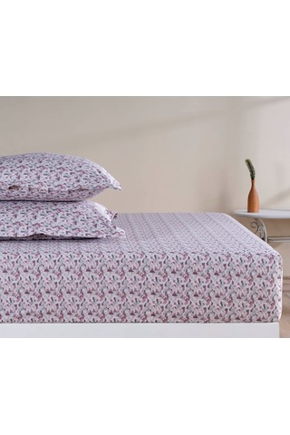Tek Kişilik Fitted Çarşaf Set 100x200 Miles Pembe