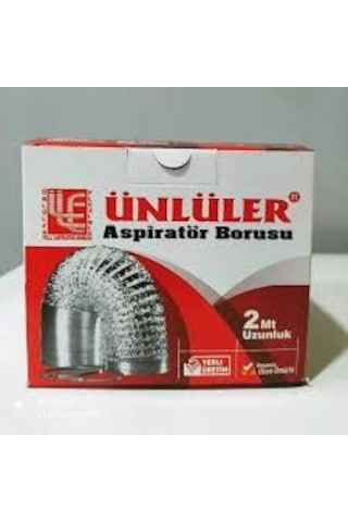 Aspiratör Borusu 2Mt Telli 12 Cm Ünlüler Aspiratör Borusu 2Mt Telli 12 Cm Ünlüler