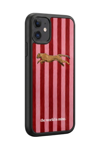 İphone 11 Uyumlu Çita Desenli Kamera Korumalı Darbelere Dayanıklı Kılıf 1189-çita-iphone11