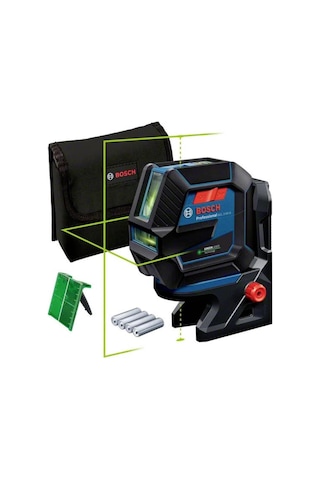 2-50 G Çizgi Lazer 15m Çalışma Alanı Alıcı İle 50 M 4 X Aa Pil Ip 64 Toza Karşı Koruma Sistemi Yeşil Lazer Rm1
