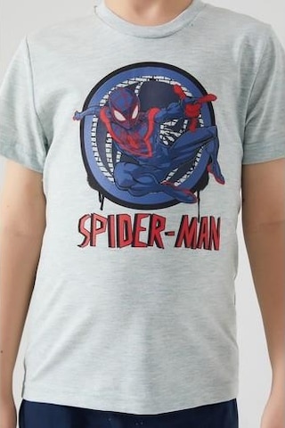 Spider Man D4750-3 Çocuk Yeşil Melanj Pijama