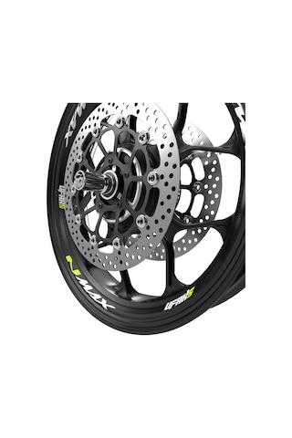 Yamaha Nmax Jant Sticker Florasan Sarı