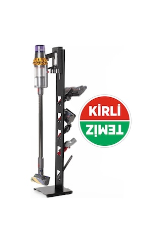 Thorqtech Dyson Uyumlu Dikey Süpürge Standı 3 Farklı Renk V15 - V12 - V11 - V10 - V8 Modellere Uyumlu Antrasit Genel