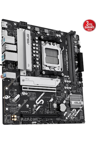 Asus Prıme B850m-k Am5 Ddr5 8400mhz Oc Hdmı Matx Anakart