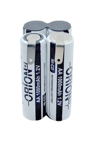 Orion AA 4.8V 1000mAh Ni-Cd Şarjlı Vidalama Pili