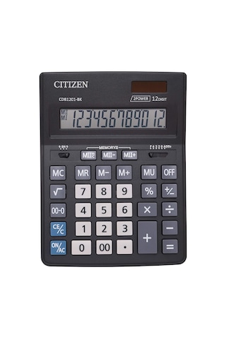 Citizen Cdb-1201bk Büyük Hesap Mak Genel