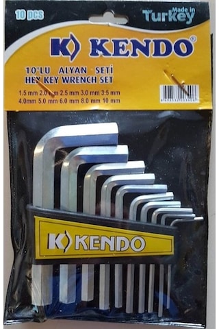 Allen Set Düz 10 Tkm. Rbs
