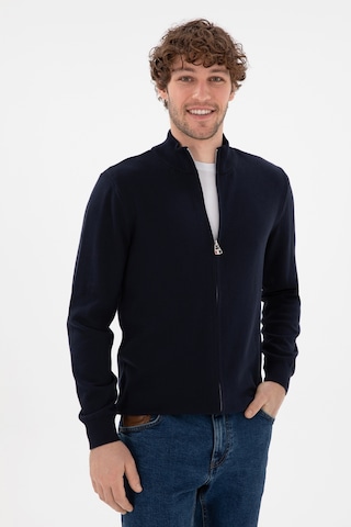 U.s. Polo Assn. Erkek Lacivert Hırka Triko 50298268-vr033 Lacivert