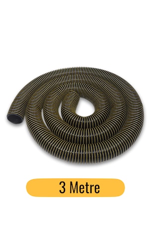 Sanayi Tipi Süpürge Hortumu 3 Metre, Oto Yıkama Süpürge Hortumu