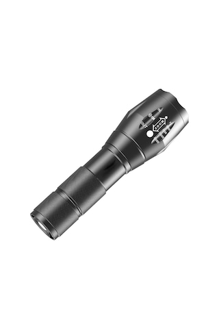 Ps-918a Metal El Feneri, Cree T6 Led 10 WATT, Su Geçirmez Fener