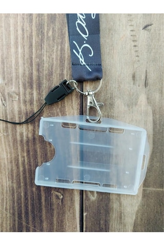 Kemal Atatürk İmza Kart Askısı Yaka Kartı Boyun Askı İpi Telefon Askısı Yatay Dikey Kart Koruyucu