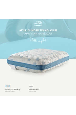 Pafu Visco Soğuk Kumaşlı Cooler Klasik Ortopedik Yüksek Yastık