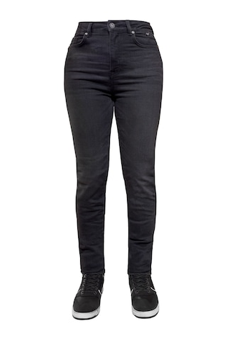 The Biker Jeans Lucy Black Cordura Korumalı Motosiklet Kot Pantolonu Antrasit