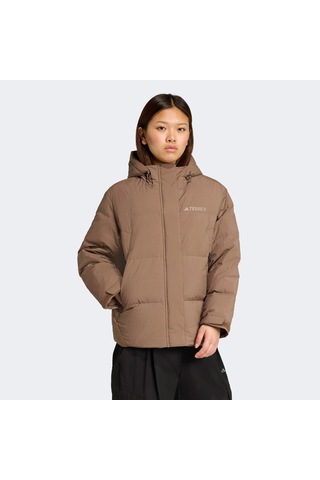 Adidas Multi Climawarm Kadın Kahverengi Yürüyüş Montu Jv8725 Kahverengi