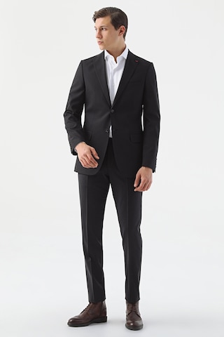 D's Damat Ds Damat Slim Fit Siyah Düz Travel Takim Elbise 5he05ob35501m 001