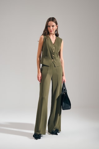 Explosion Kadın Yüksek Bel Cepli Pantolon 42621 Haki Haki