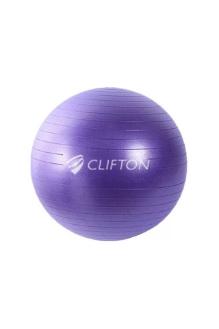 Clifton 65 CM Mor Dura-Strong Deluxe Pilates Topu+ Pompa