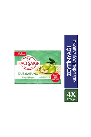 3 Adet Hacı Şakir Banyo Sabunu Zeytinyağı Gliserinli 500 G Diğer