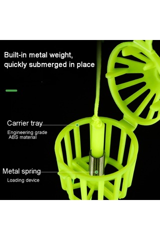 Çift Kancalar Iseama Patlayıcı Kanca Bighead Sazan Besleyici El Çubuğu Ve Atma Çubuğu, Boyut: 11, Boyut:11