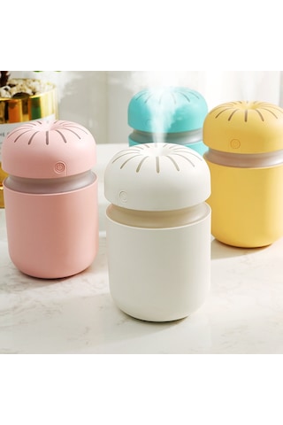 Dianziye 300ml Oduncu Masaüstü Sessiz Nemlendirici - Iki Modlu Sprey, Isikli Gece Lambasi Ve Hava Temizleme Özelliği