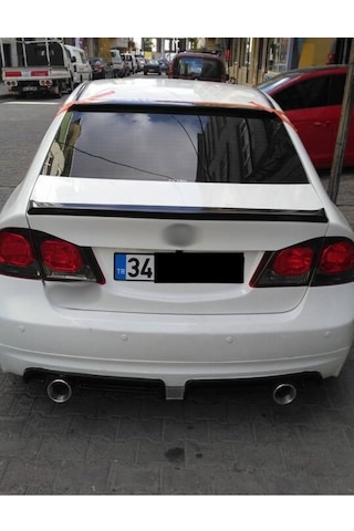 Honda Civic Fd6 Bagaj Üstü Anatomik Spoiler Fd6 Spoyler Rüzgarlık