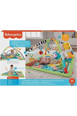 Fisher-Price HJW08 3ü1 Arada Yağmur Ormanı Jimnastik Merkezi