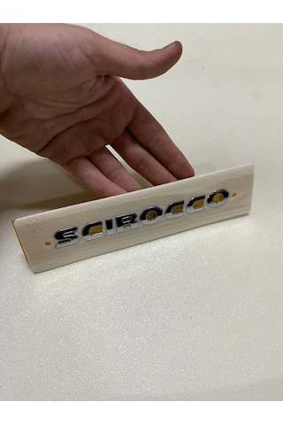 Volkswagen Scirocco Krom Bagaj Yazısı Logosu Arması 3m 3d Abs