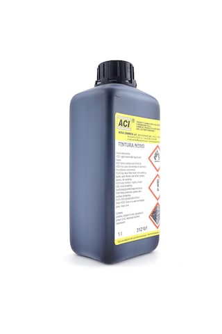Acı Tintura Nero 1 Litre Profesyonel Siyah Deri Renk Değiştirme Boyası Siyah