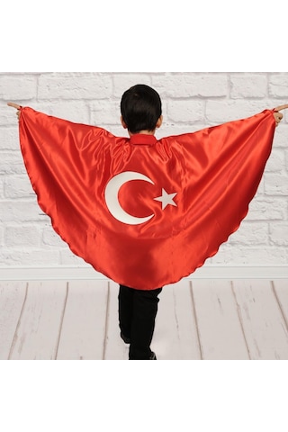 Türk Bayraklı Pelerin 23 Nisan Türk Bayraklı Pelerin 23 Nisan