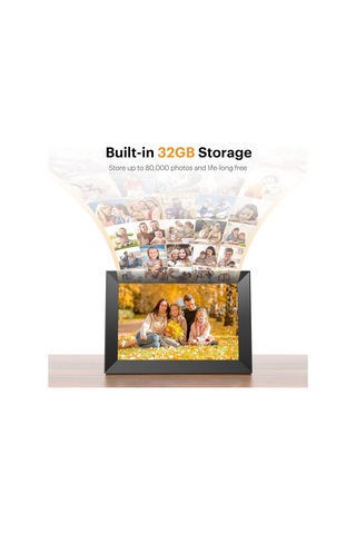 Kodak 10.1 Inc Wifi Dijital Resim Çerçevesi, 1280x800 Hd Ips Dokunmatik Ekran