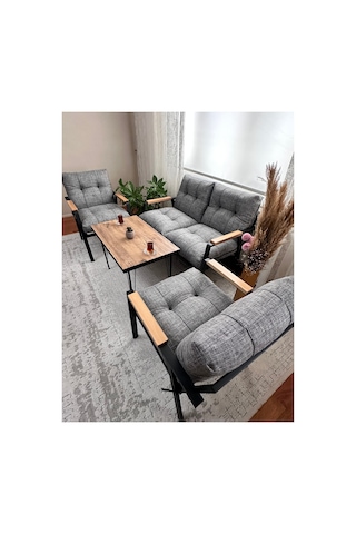 Gülizar,model, Balkon, Bahçe, Cafe, Metal Koltuk Takımı, Bahçe Takımı , Çay Seti, 2+1+1+sehpa
