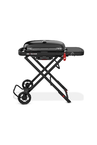 Weber Traveler Stealth Edition Taşınabilir Gazlı Izgara Siyah
