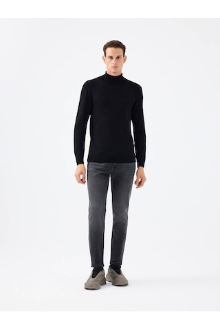 Loft Regular Fit Siyah Erkek Kazak Lf2041623 Siyah