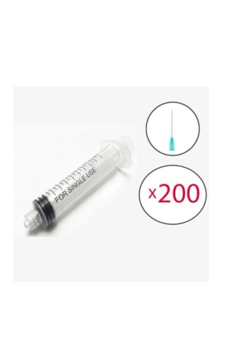 Ayset Luer Lock Kilitli İğneli Enjektör 5 ML 08 38 MM 21G 200'lü Ayset Luer Lock Kilitli İğneli Enjektör 5 ML 08 38 MM 21G 200'lü