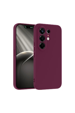 Maks Technology Tecno Camon 50 Pro Kılıf Mkst Mara Lansman Kapak - Koyu Mor