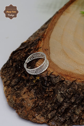 Çiçek Alyans Model El İşçiliği 925 Ayar Gümüş Telkari Kadın Yüzük 201023969 Gümüş