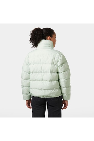 Helly Hansen Yu 23 Reversible Puffer Kadın Beyaz Dik Yaka Mont Beyaz
