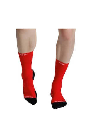 X-bıonıc X-bionic X-socks Run Perform Crew Unisex Koşu Çorabı 14622 Kırmızı
