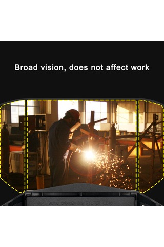 Symbee Otomatik Işık Değiştiren Kaynak Gözlüğü - Kaynakçılık, Argon Ark Kaynağı İçin Güneş Işığı, Uv Koruyucu - Dahili Cr2032 Pil