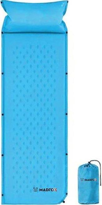 Madfox Outward Ultralight Yastıklı Şişme Kamp Matı Mavi Renk Mavi