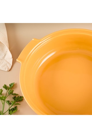 Yıldız Elissa Yuvarlak Fırın Kabı Sarı 27 Cm Çok Renkli
