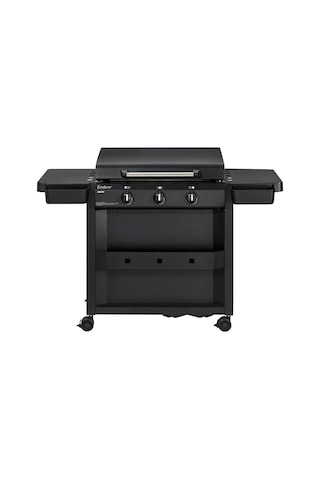 Amaro 3 Gazlı Plancha 9,6 Kw Siyah