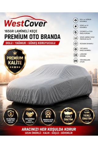 Byd Seal Design Gri Kalın Dolu Korumalı- Premium Oto Branda 4 Mevsim Dolu, Güneş, Yağmur Ve Uv Korumalı