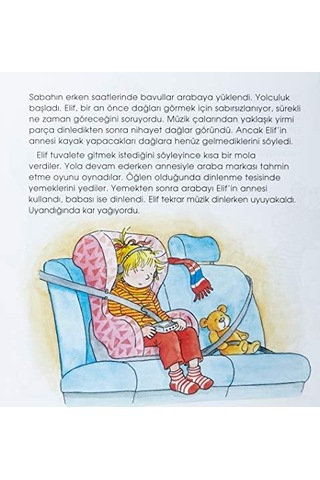 İlk Okuma Kitabım Elif Kayak Yapmayı Öğreniyor
